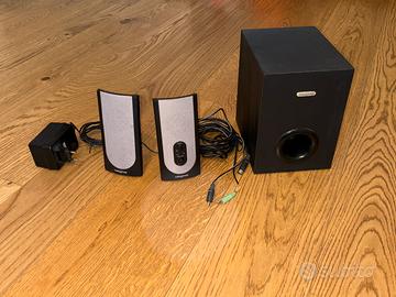 Altoparlanti 2.1 con subwoofer per PC