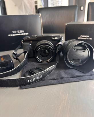 Kit Fujifilm X-E2S (Scatola, Tracolla Pelle, 2 Bat