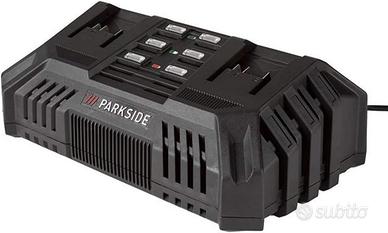 Caricabatterie doppio Parkside