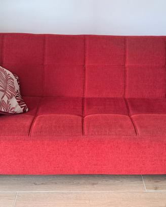 Divano Letto Rosso