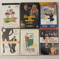 Stock di 6 Dvd con esilaranti film commedia