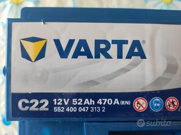 Batteria auto Varta C22 52AH 470A