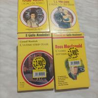 set 4 libri gialli da collezione 