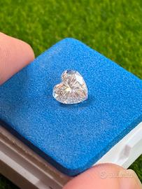 Diamante certificato 1.09 ct taglio Cuore