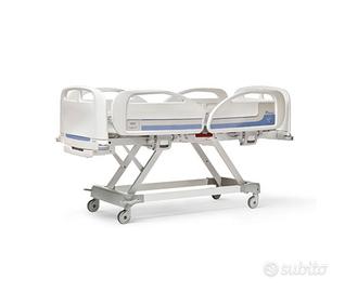Letto ospedaliero elettrico con sponde a segmenti