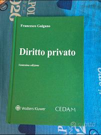 Libro Diritto Privato ed. 26 Francesco Galgano