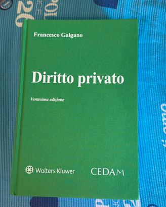 Libro Diritto Privato ed. 26 Francesco Galgano