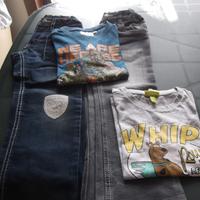 Lotto vestiti usati bambino bimbo anni 4-5 maschio