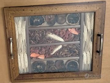 Vassoio vintage decorativo 