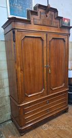 Armadio antico smontabile in legno massello