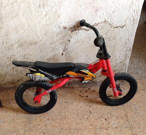 Bici senza pedali Kawasaki  FTR per bambini