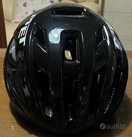 Casco Bici MET RIVALE Taglia L 55-61 Nero