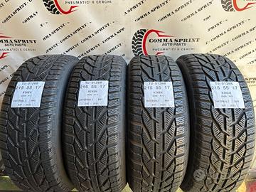 4 PNEUMATICI 215/55 R17 RIKEN INVERNALI SEMINUOVE