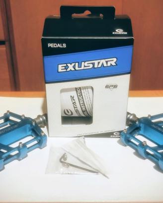 Pedali MTB flat Exustar modello E-PB525-BL