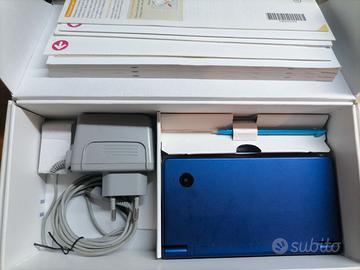 Nintendo DSi Blu + Box + 11 Giochi+Accessori