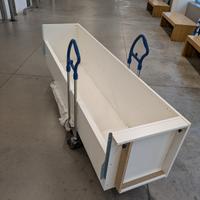 Elemento angolare PAX 4 ripiani, bianco, 53x58x236