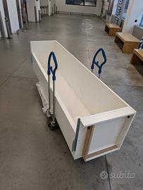 Elemento angolare PAX 4 ripiani, bianco, 53x58x236