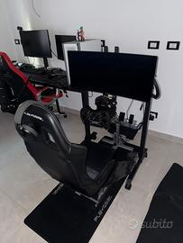 Simulatore di guida  Playseat + supporto monitor
