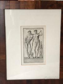 Incisione all'acquaforte di Bartolomeo Pinelli