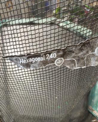 Trampolino decathlon esagonale 240