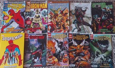 fumetti marvel di spider-man,iron man,avengers