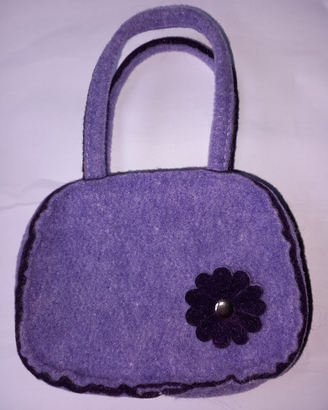 Borsetta viola bimba