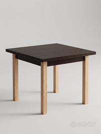 8 Tavoli quadrati legno 90x 90 usati