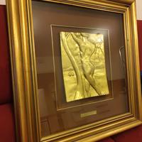 Quadro Dali Adamo oro bassorilievo ed limitata