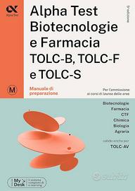Libro Alpha Test Biotecnologie e Farmacia TOLC-B