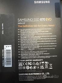 SSD  2TB Samsung Hard Disk