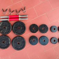 Set Manubri 36kg – Ghisa e Acciaio
