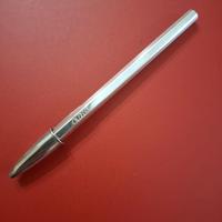 Penna Bic Cristal Silver - Argento e topazio