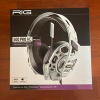 Cuffie gaming RIG 500 PRO HC nuove, mai usate!