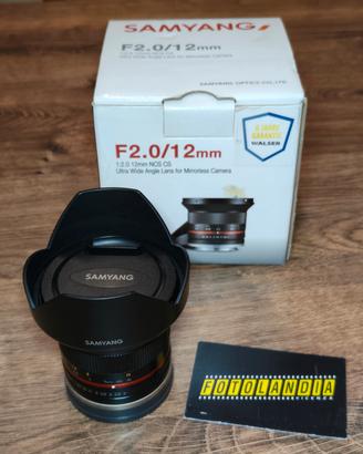 Samsung 12mm f2.0 Sony E-Mount