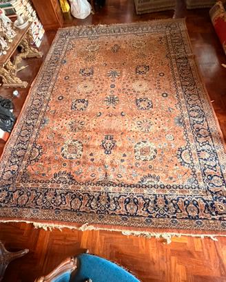 Grande tappeto persiano orientale vintage 350x250