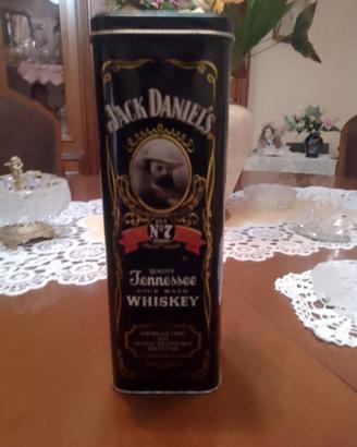 confezione in metallo di jack daniels