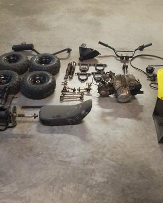 Smembro mini quad 50 quattro tempi