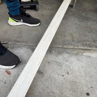 Battiscopa PVC rovere sbiancato nuovo