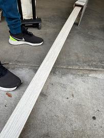 Battiscopa PVC rovere sbiancato nuovo