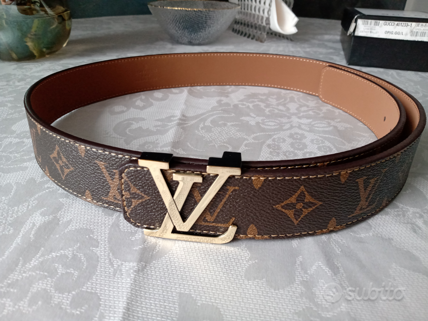 Cintura Louis Vuitton a scacchi PREZZO TRATTABILE - Abbigliamento e  Accessori In vendita a Napoli