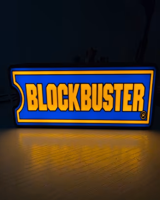 Lampada LED BLOCKBUSTER – STAMPA 3D