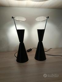Coppia Lampade Design Diablo anni 80' 