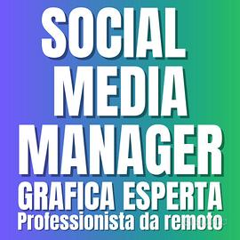 Social media manager -grafica esperta -da remoto