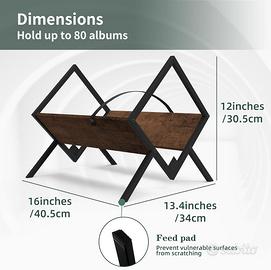Contenitore per 80-100 dischi in vinile