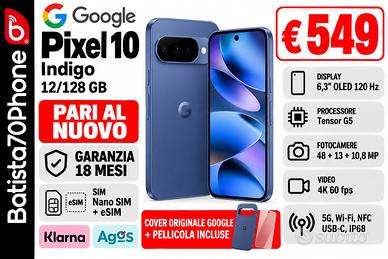 Google Pixel 10 – Indigo – 12/128 GB