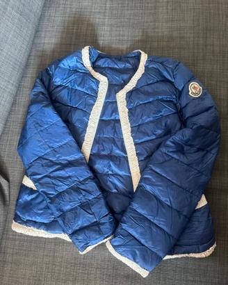 Micropiumino Moncler 6 anni blu
