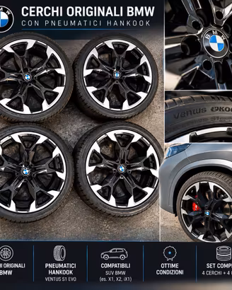 Set completo Cerchi e Gomme Bmw X1 X2 originali