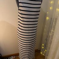 vestito in cotone senza maniche