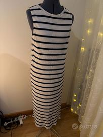 vestito in cotone senza maniche