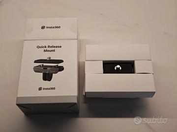 Insta360 sgancio rapico con parte calamitata
